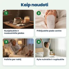 Neurogena detoksiniai pėdų pleistrai – nuotrauka 4
