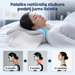 Neurogena ergonominė pagalvė – nuotrauka 11