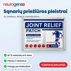 Neurogena sąnarių priežiūros pleistrai – nuotrauka 1
