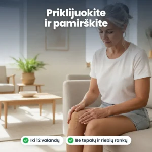 Neurogena sąnarių priežiūros pleistrai
