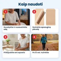 Neurogena sąnarių priežiūros pleistrai – nuotrauka 5
